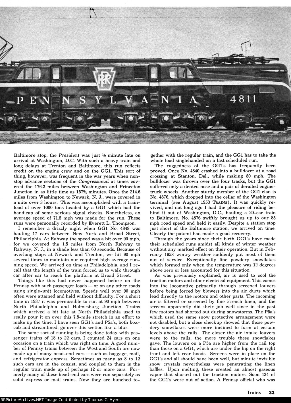 PRR, Story Of The GG-1, Page 33, 1964